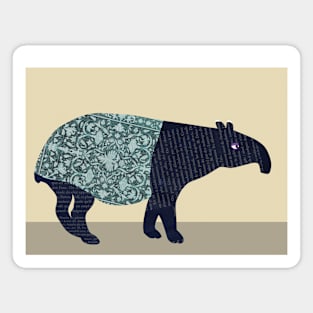 Tapir illustration Magnet